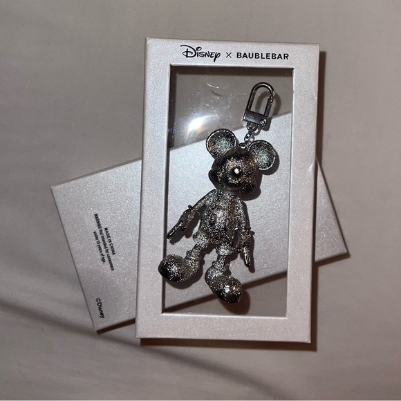 Disney X BaubleBar Silver Bag Charm - Picture 2 of 3